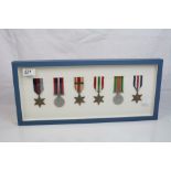 A Full Size British World War Two Medal Group To Include The British War Medal, The Defence Medal,