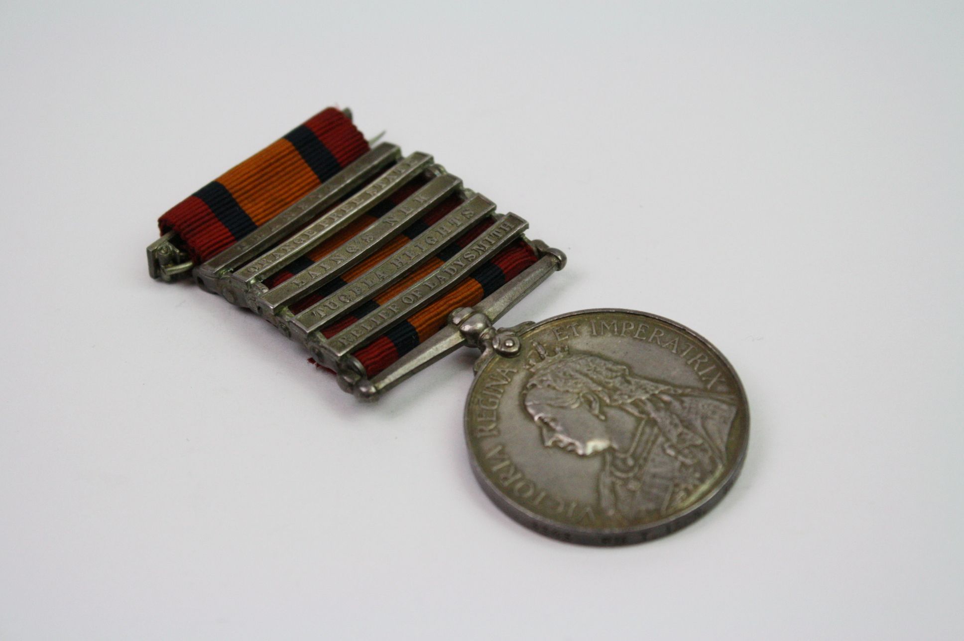 A Full Size Queens South Africa Medal With Five Bars To Include The Transvaal, Orange Free State, - Image 13 of 14