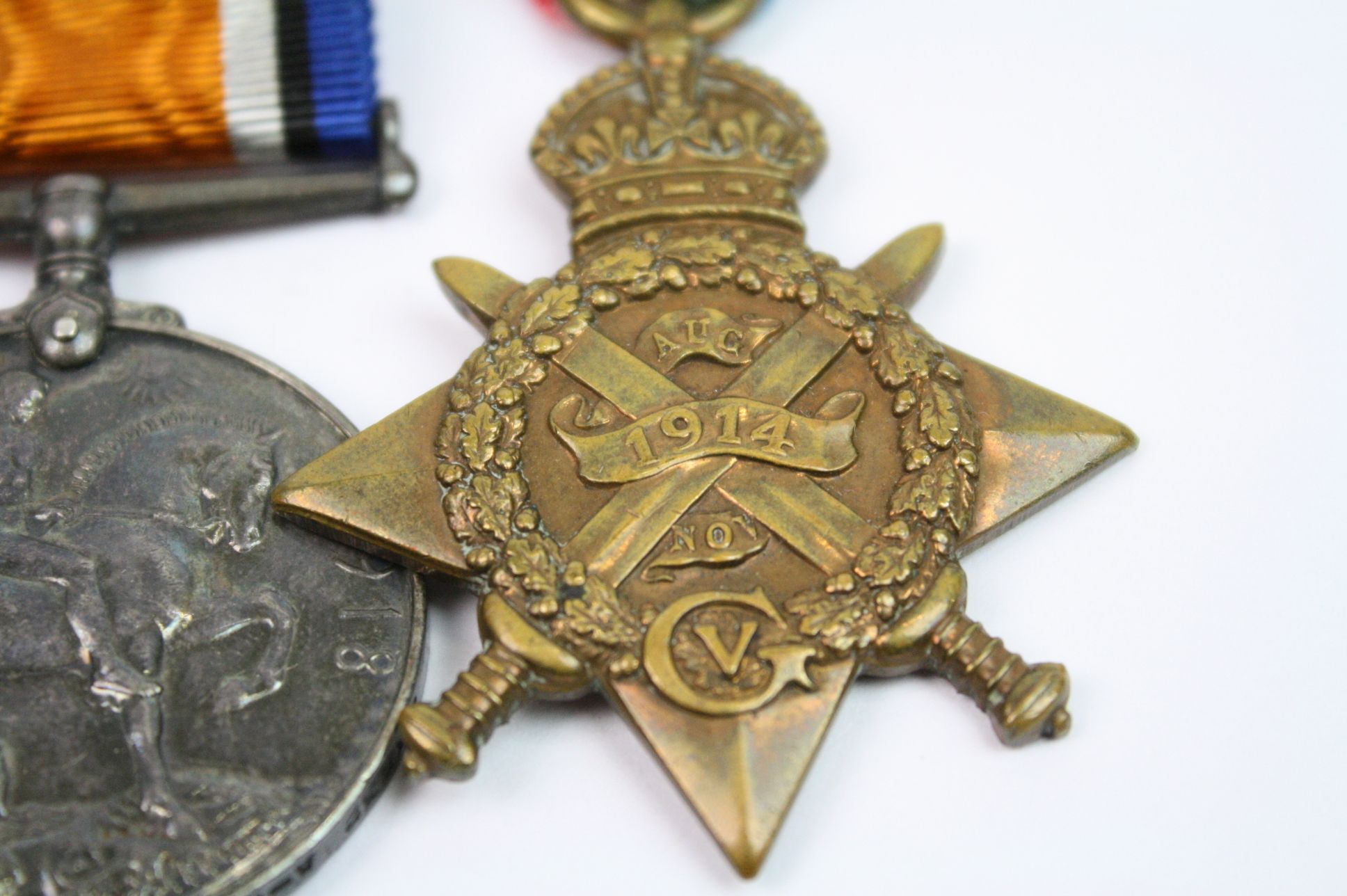 A Full Size British World War One Medal Trio To Include The British War Medal, The Victory Medal And - Image 6 of 13