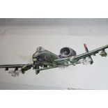 A Collection Of Vintage Rolled Posters Of Military Aircraft To Include The Fairchild A-10A