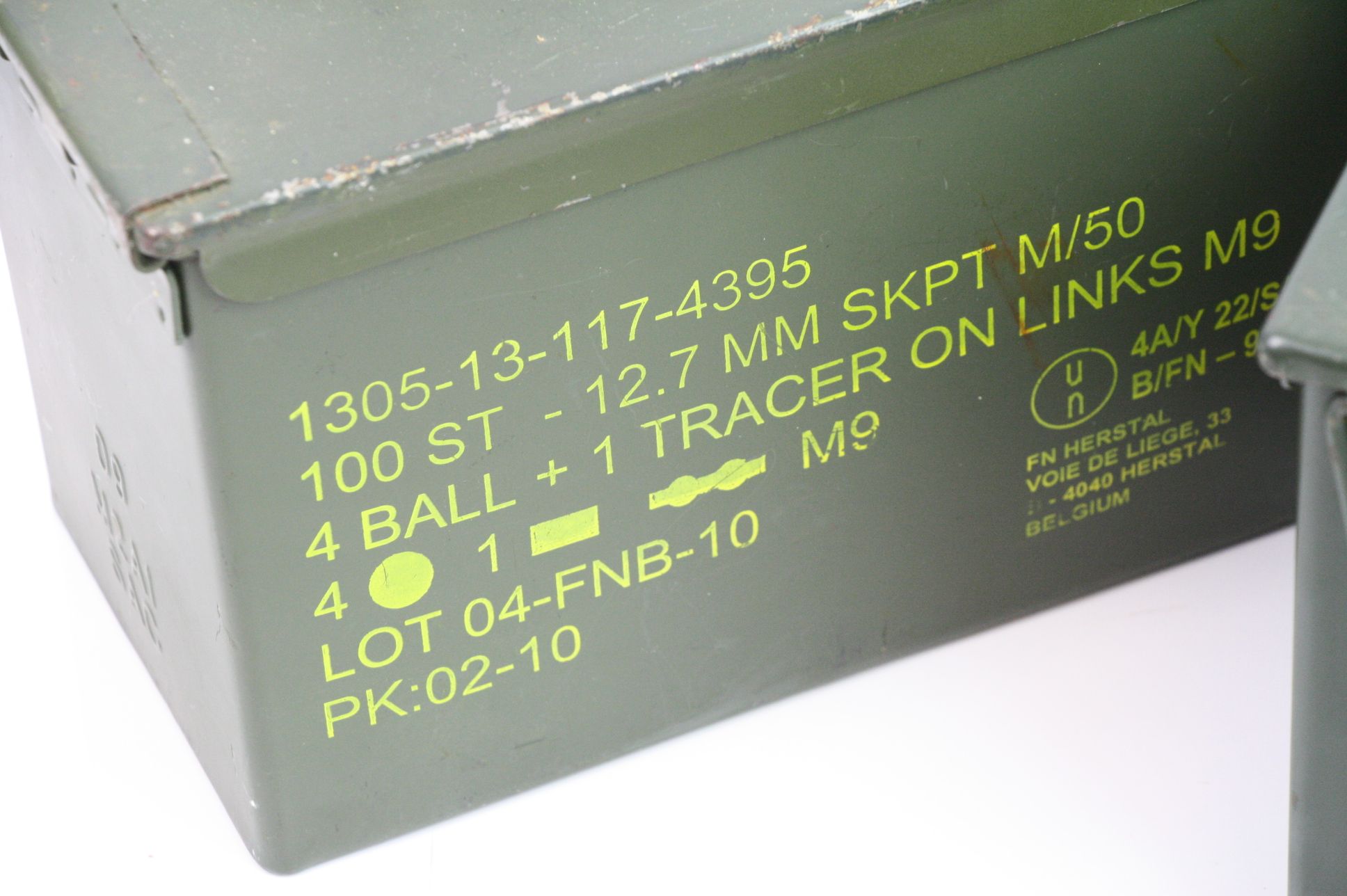 A Pair Of Military Ammunition Boxes. - Image 3 of 4