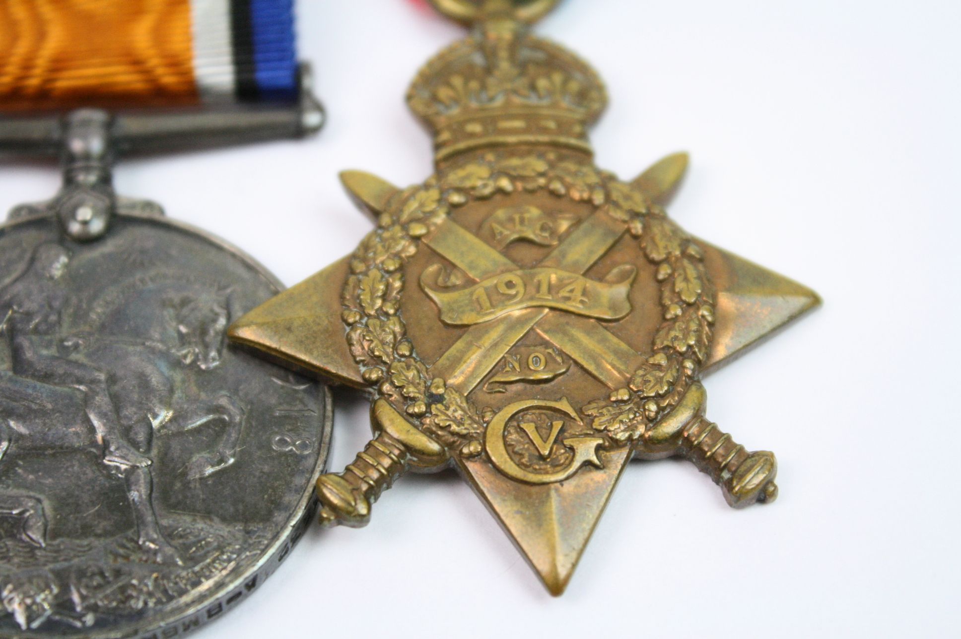 A Full Size British World War One Medal Trio To Include The British War Medal, The Victory Medal And - Image 5 of 13