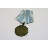 A Full Size Russian / Soviet Medal For Saving A Life From Drowning, Only 17,000 Issued Examples.