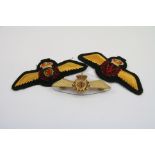 A Collection Of Three Royal Air Force / Fleet Air Arm Trade Badges.