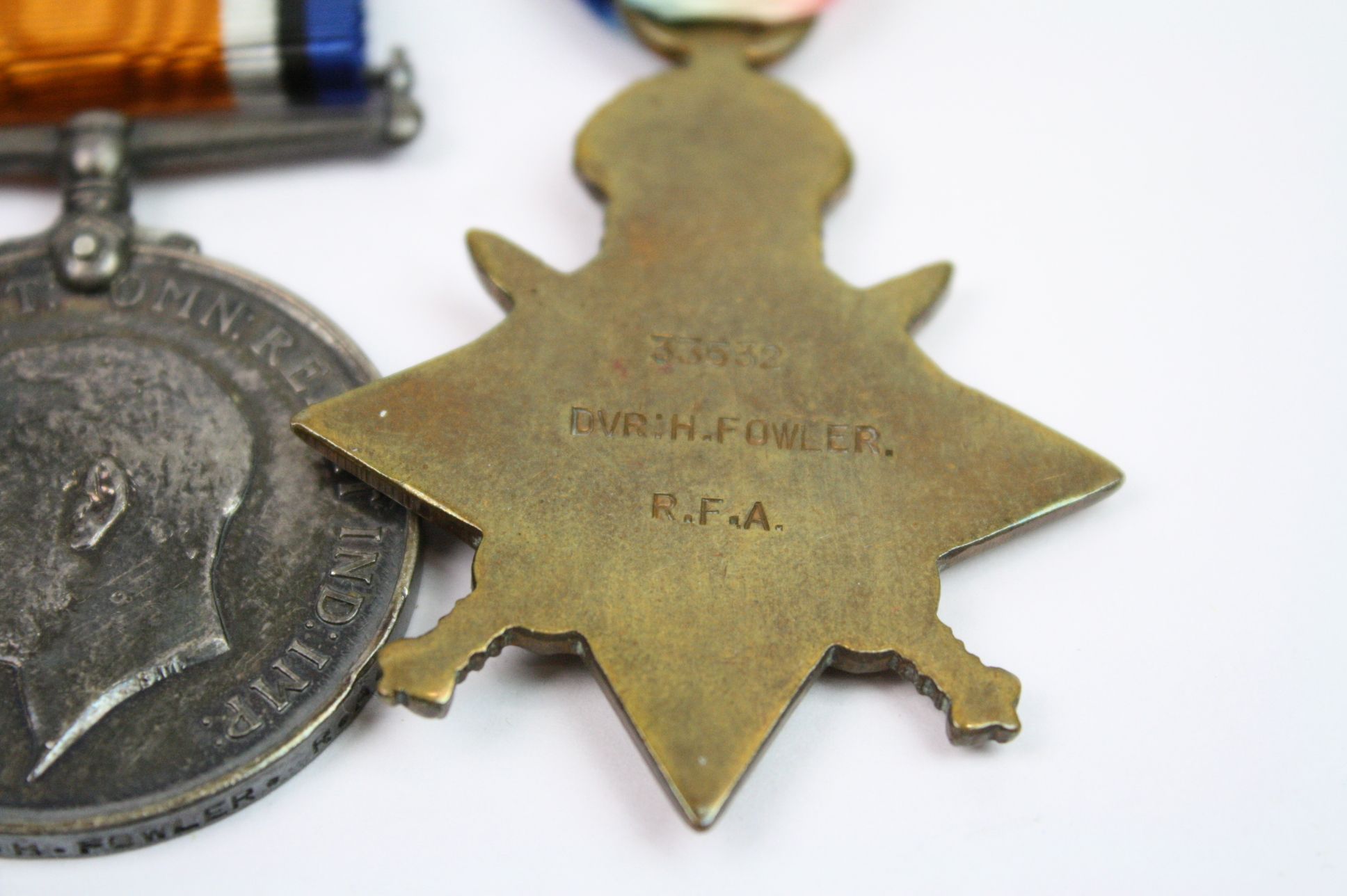 A Full Size British World War One Medal Trio To Include The British War Medal, The Victory Medal And - Image 13 of 13