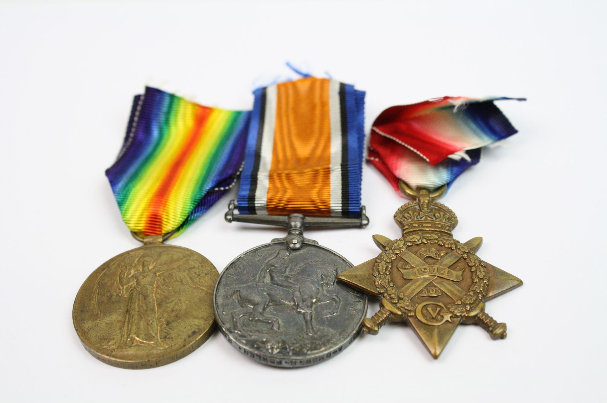 A Full Size British World War One Medal Trio To Include The British War Medal, The Victory Medal And - Image 7 of 13