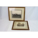 Irish Military Interest 1913 Two Framed Photographs of a Tipperary Regiments To Include 3rd