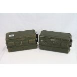 Two British Military Field Telephones "Telephone Set J YA 7815", Both Telephone's Marked With The