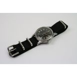 A World War Two British Military Issued Vertex WWW Dirty Dozen Wrist Watch, Marked To The Verso