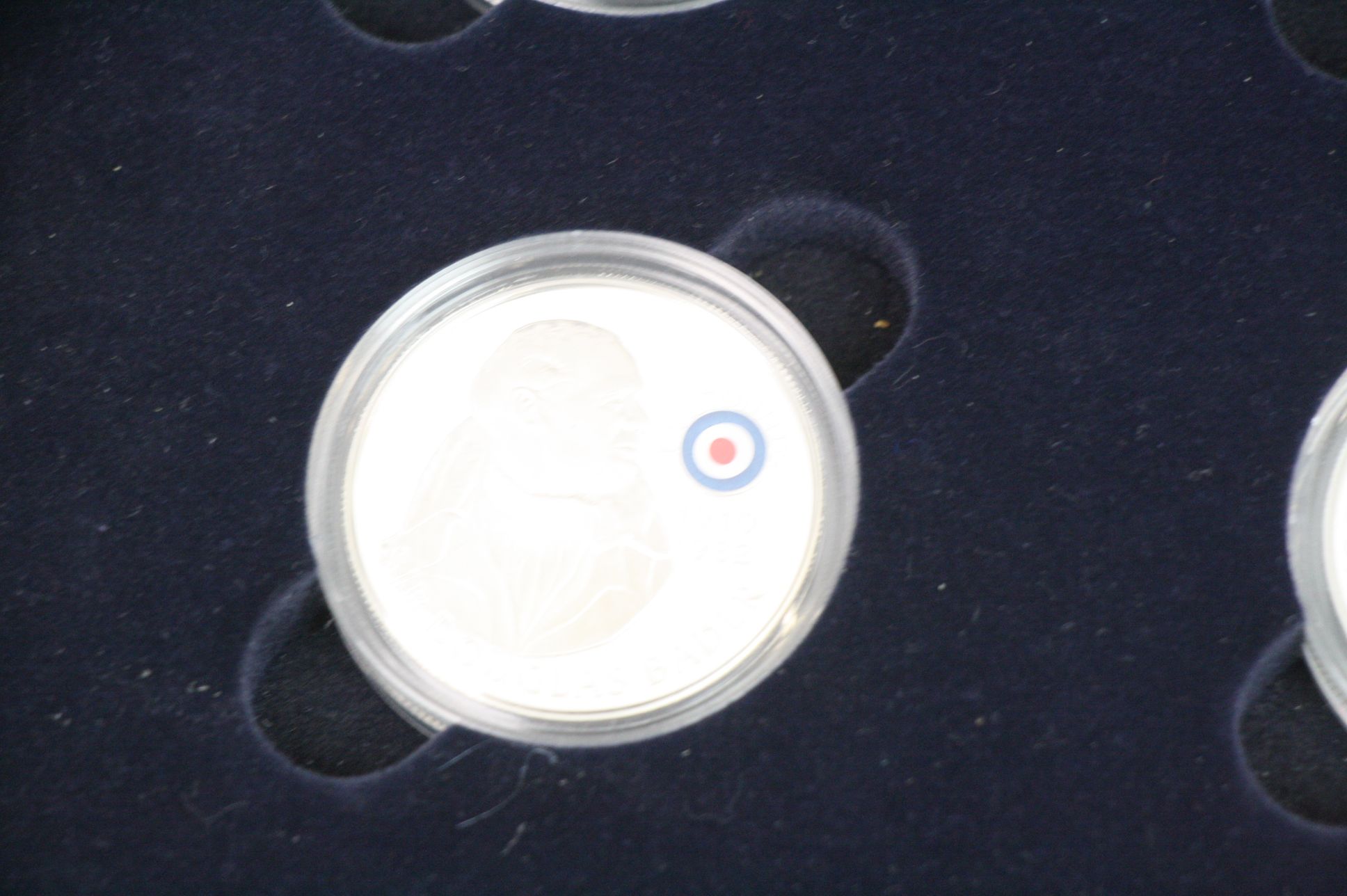 A Royal Mint History Of The RAF / Royal Air Force Silver Proof £5 Coin Set, Set Of 18 x £5 Silver - Image 18 of 21