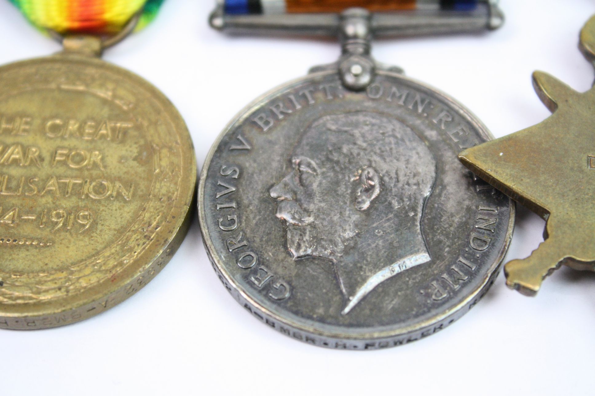 A Full Size British World War One Medal Trio To Include The British War Medal, The Victory Medal And - Image 11 of 13