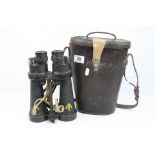 A Pair Of World War Two Era British Military Issued Barr & Stroud CF41 7x Binoculars A.P.1900A