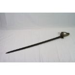 A Victorian Naval Officers 1827 Pattern Dress Sword By Batten & Adams Of Devonport With 31" Etched