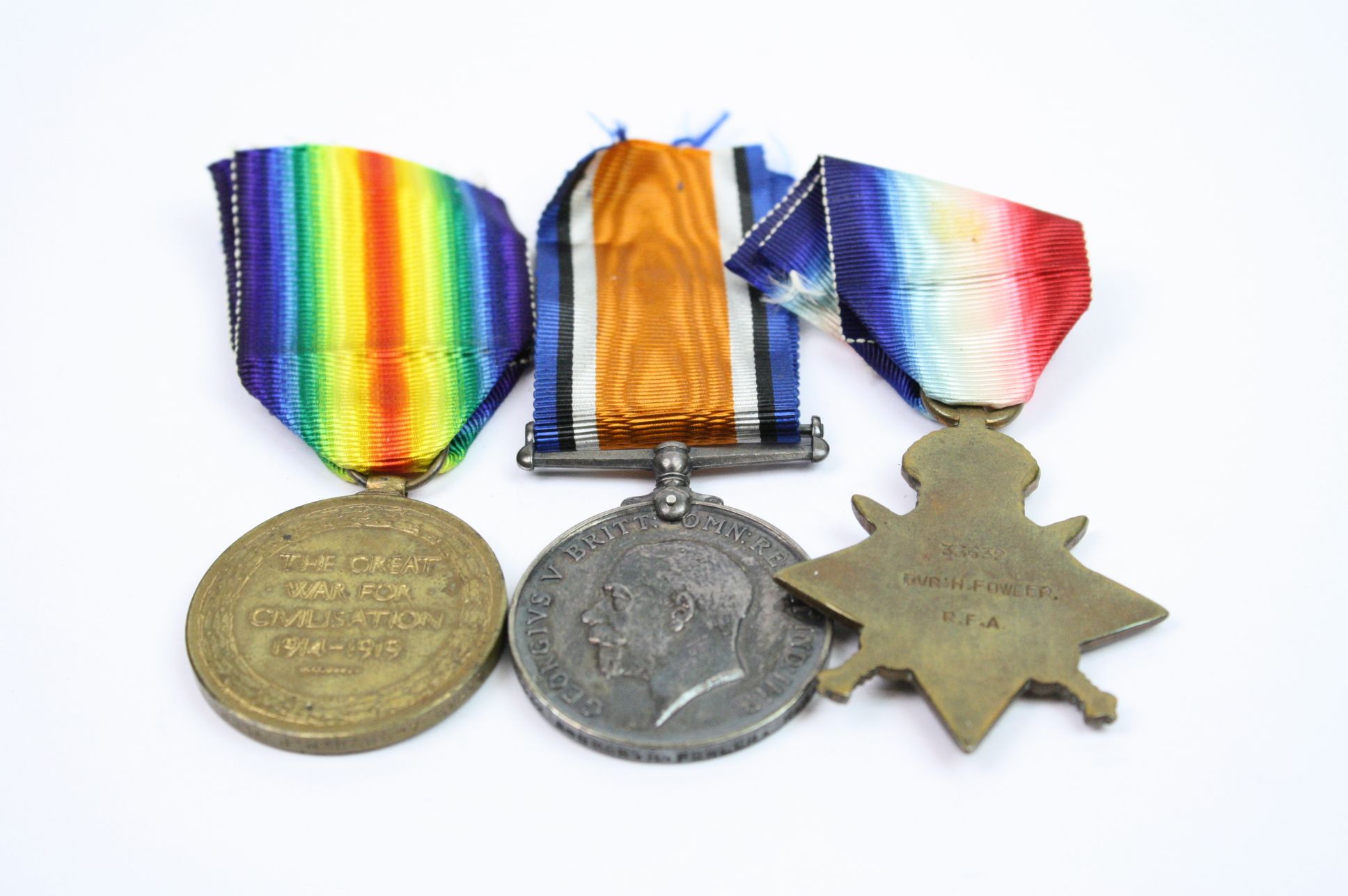 A Full Size British World War One Medal Trio To Include The British War Medal, The Victory Medal And - Image 9 of 13