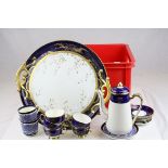 Carltonware Part Tea Service together with Two Coalport Trios and a Losolware Bowl