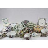 Collection of 19th and Early 20th century Transfer Printed Ceramics including Royal Winton Chintz, T