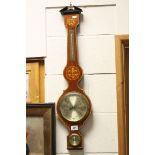 20th century German ' Diplex ' Barmometer with thermometer and hygrometer. h.86cms