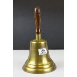 Large Brass School Bell