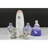 Mixed Lot of Collectable Ceramics including Pair of Royal Copenhagen Vases (h.11cms), Royal