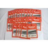 Football Programmes- 26 Arsenal home programmes from the 1952-1953 title winning season