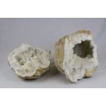 Two Large Crystallised Stones