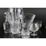 Large collection of crystalware & glass (a/f)