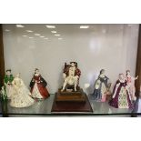 Set of Wedgwood Limited Edition King Henry VIII with his Wives including Henry VIII, no.674 with