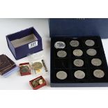 Collection of mainly Elizabeth II crown coins together with two Festival Of Britain 1951 Crown coins