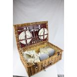 Wicker ' Optima ' Picnic Basket, partially fitted