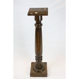 19th century Style Wooden Jardiniere Stand, h.102cms