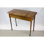 Early 20th century Oak metamorphic writing desk 'The Britisher Desk', the rising hinged top and