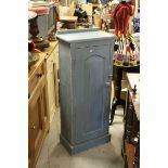 Painted vintage pine cupboard with fitted shelves