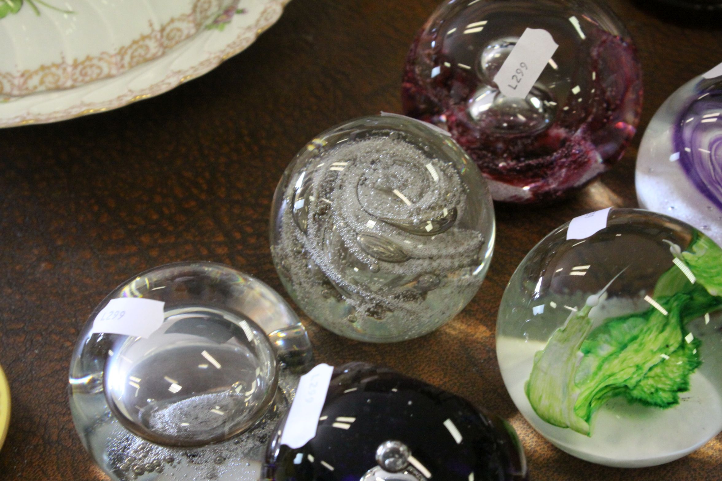 Eleven Selkirk glass paper weights mainly late 20th century. - Image 5 of 6