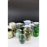 Collection of Fifteen mainly Mid to Late 20th century Ceramic Jugs including a Guinness