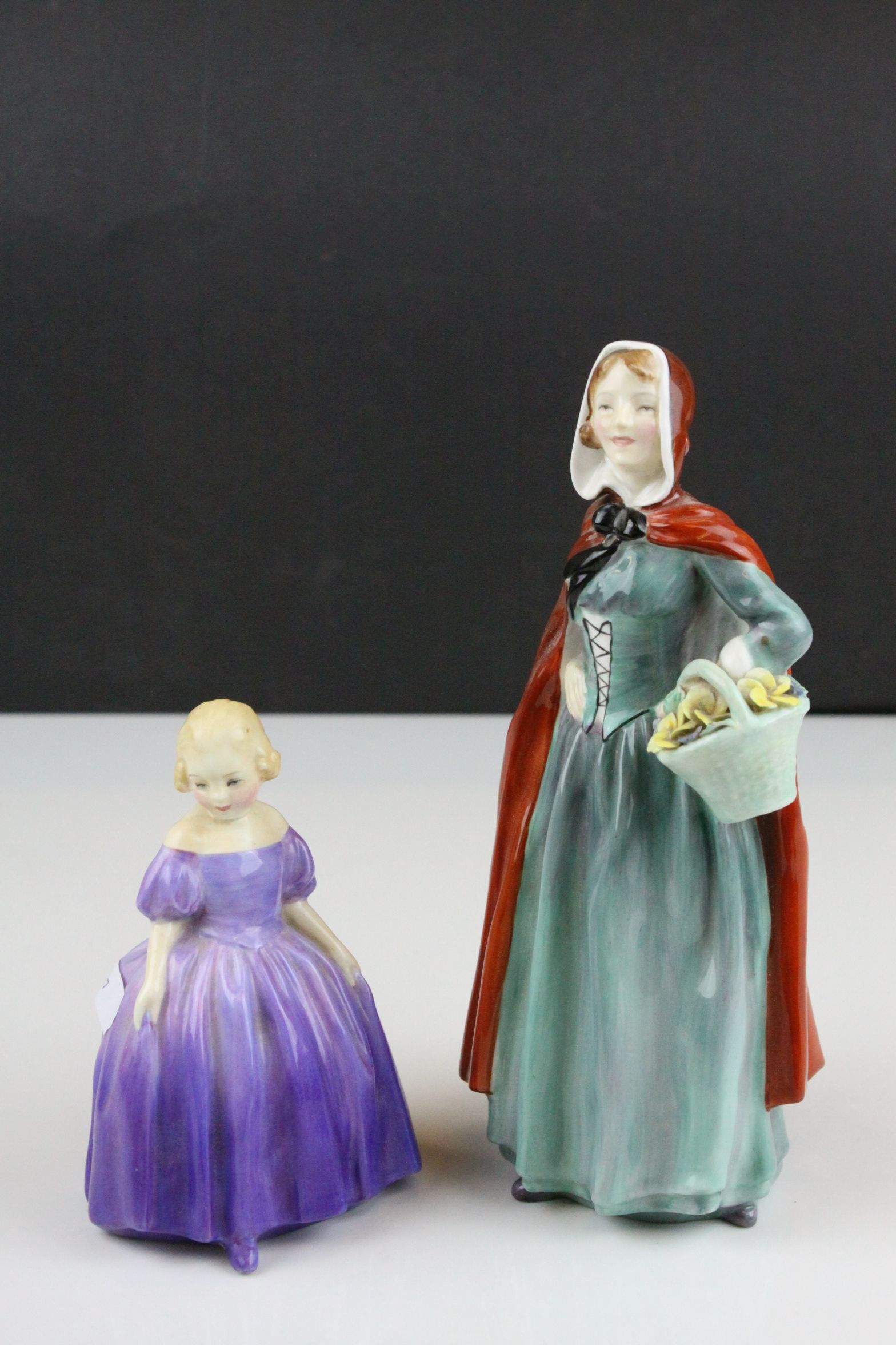 Two Royal Doulton Figurines - ' Jean ' HN2032 and ' Marie ' HN1370 plus Austrian Belvedere - Image 5 of 9