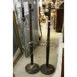 Pair of Mid 20th century Oak Standard Lamps