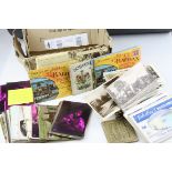 A Collection of vintage postcards to include topographical, portrait and celebration examples.