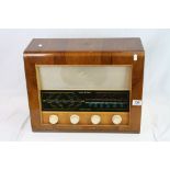 Mid 20th century Bush Walnut Cased Radio