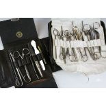 Two Doctor / Medical Kits with assorted Tools - one by S Maw