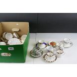 Collection of Early Coffee Cups and Saucers to include Coalport, Meakin, Limogue and others