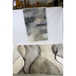 New Sanat Bali Cream Coloured Rug, 80cms x 150cms together with another Rug 120cms x 170cms