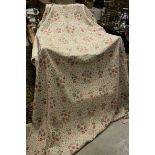 Vintage Padded and Stitched Bedspread