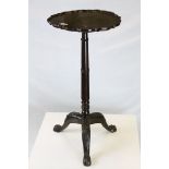 Late Victorian mahogany wine table