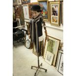 Steampunk Style Mannequin formed from an Early 20th century Gentleman wearing a Bowler Hat and a