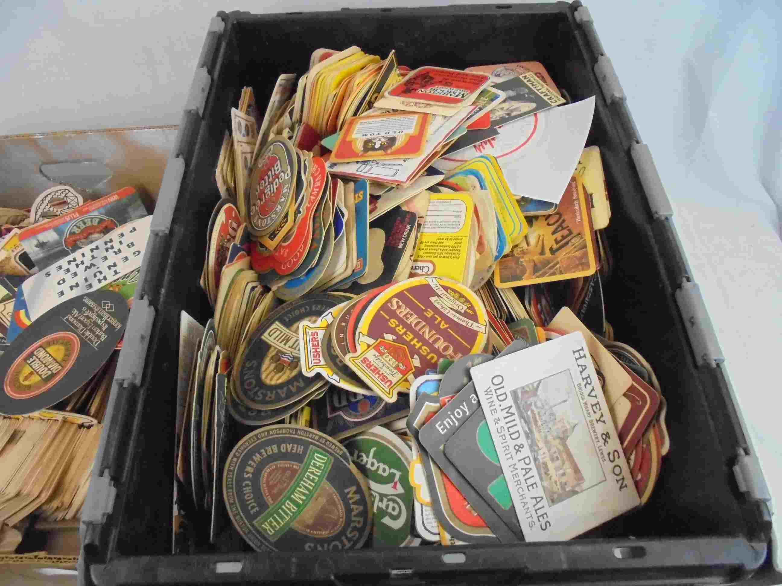 Breweriana - large accumulation of beermats (2 boxes) - Image 4 of 4