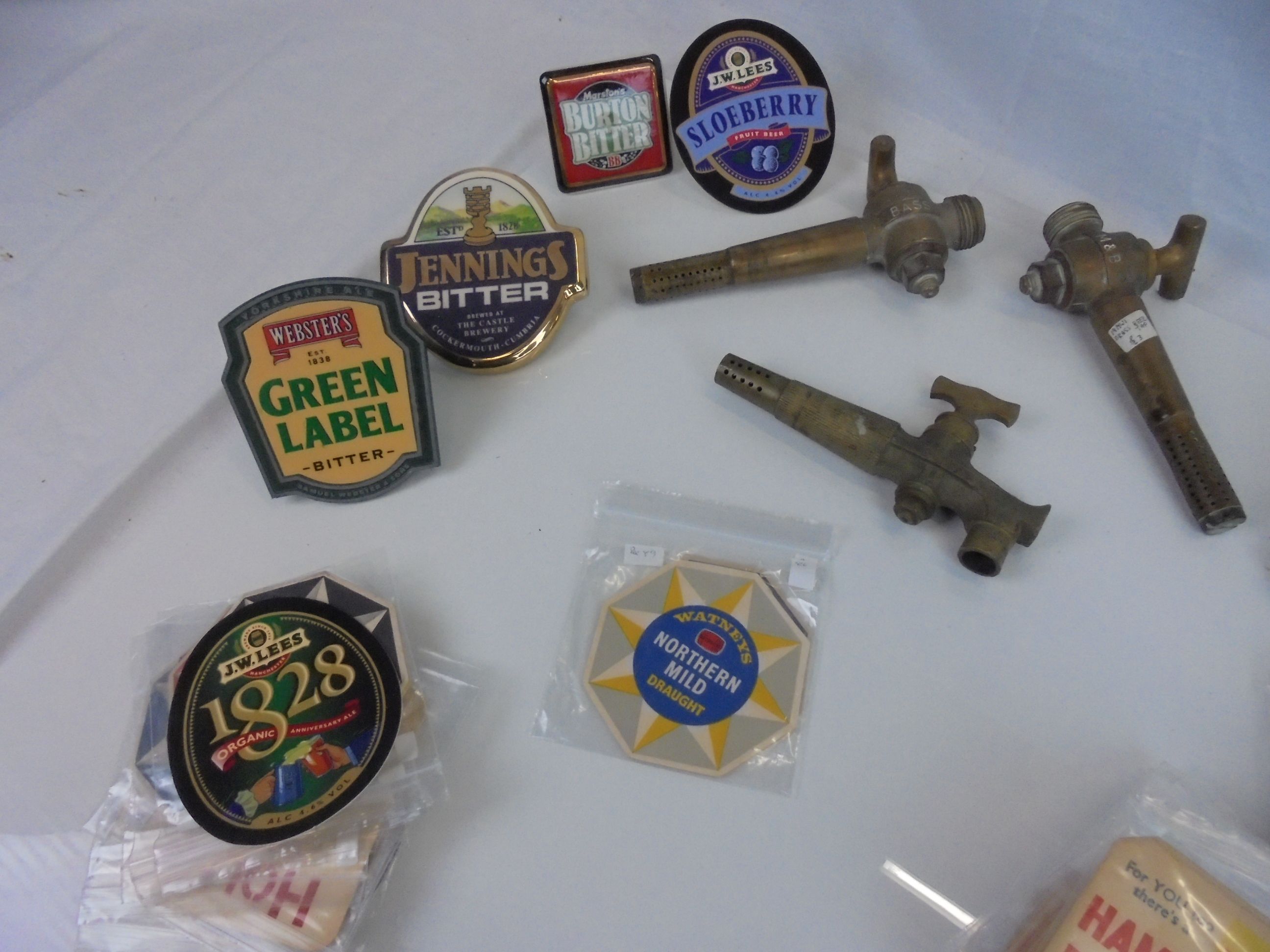 Breweriana - mixed lot to include pump clips, beermats, barrel taps etc, various breweries - Image 2 of 3