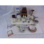 Mixed Lot of Collectables including Set of Stacking Lacquer Boxes, Ceramics including Oriental,