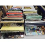 Collection of hardback and softback books, to include ornithology, horticulture, art etc (2 boxes)
