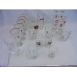 Breweriana - 20+ assorted glasses, various breweries, to include Watney Mann World Cup, Fullers,