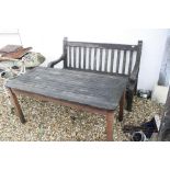 Wooden Garden Bench, L.151cms